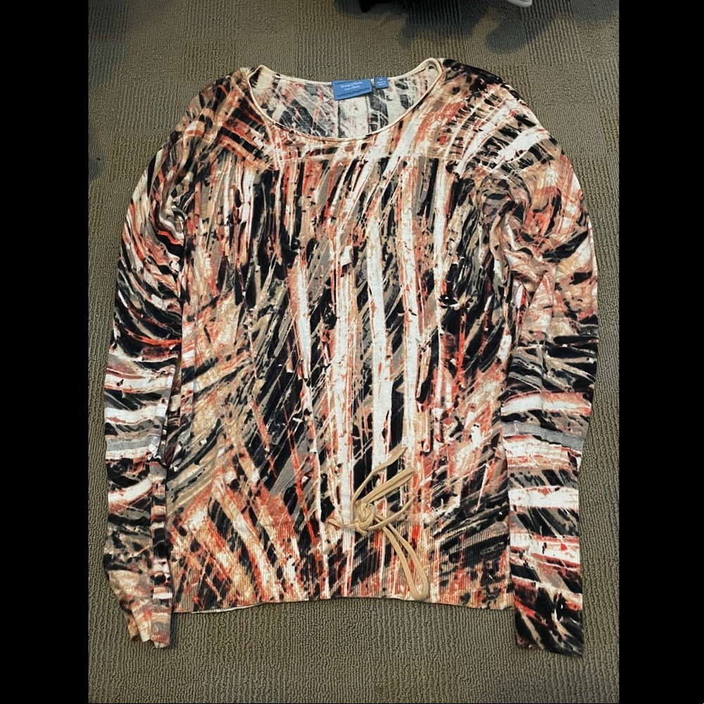 Vera Wang Colorful Sweater Top